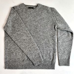 Beams from Japan 100% Wool Grey Sweater. Size Large.